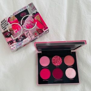 Dominique Cosmetics Now or Never Eyeshadow Palette 6‎ Shades Pink Berry Glitter